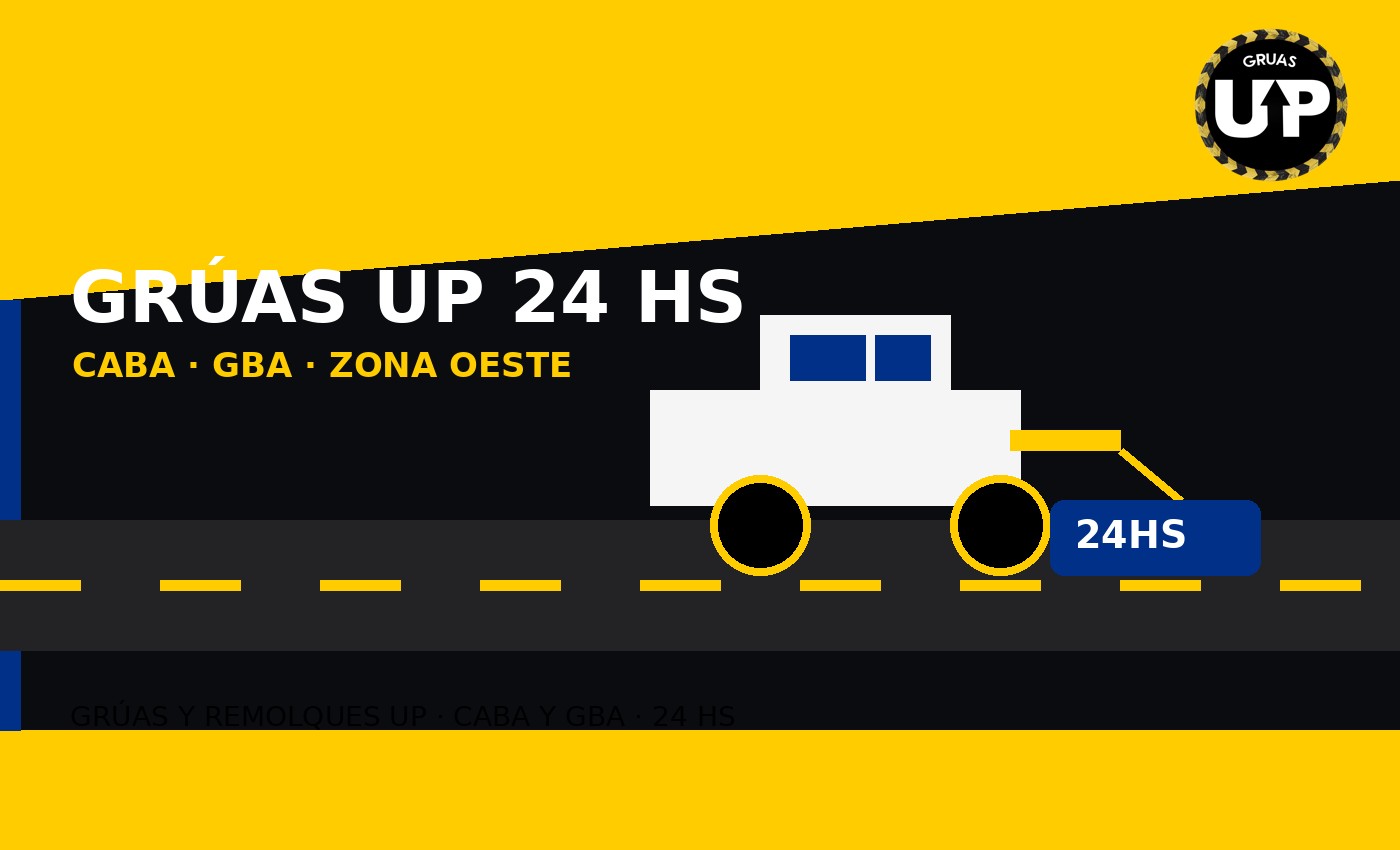 Grúas en CABA 24 hs